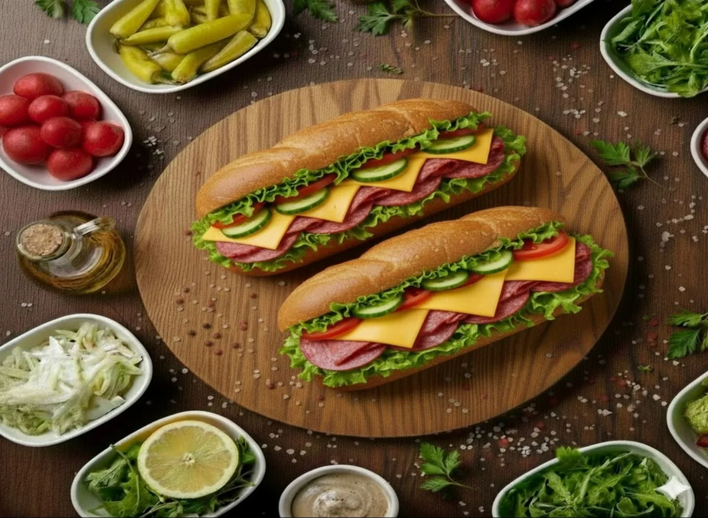 Soğuk Sandviç (Fırın Ekmek)